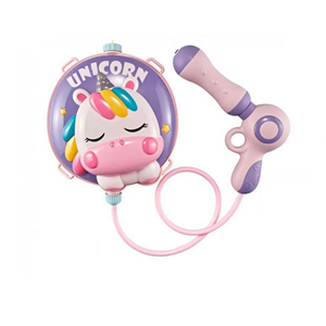 اسباب بازی تفنگ آب پاش مدل کوله پشتی مخزن دار طرح اسب تک شاخ Water Gun Backpack Unicorn_اسباب بازی تفنگ